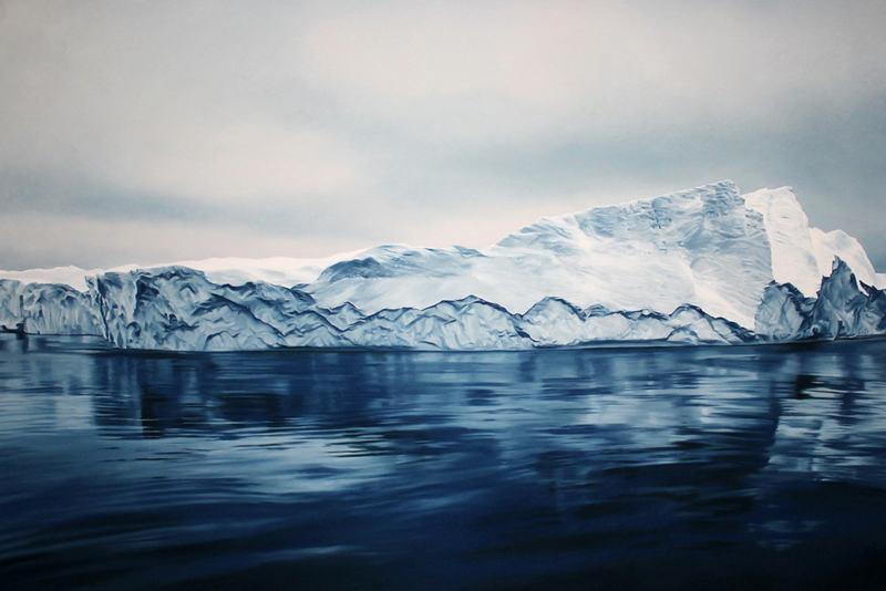 Illustration for article titled Incredible iceberg images are actually drawn with fingers